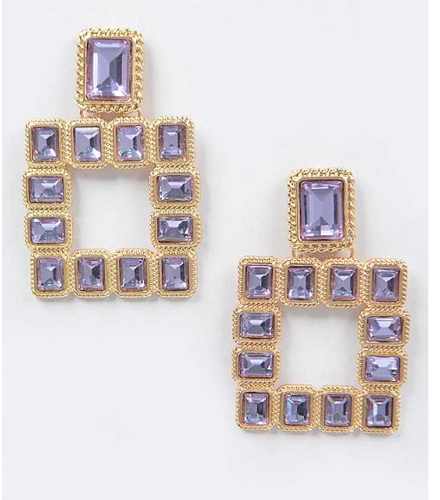 Square Drop Earrings (4 colors available)
